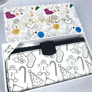 Doodlz Coloring Wallet Gingerbread DIY ARTS & CRAFTS Kids Money Holder Markers
